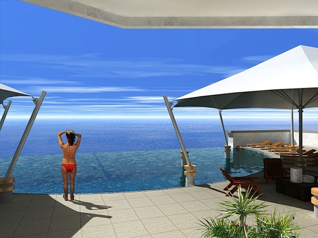 The Pacific infinity pool